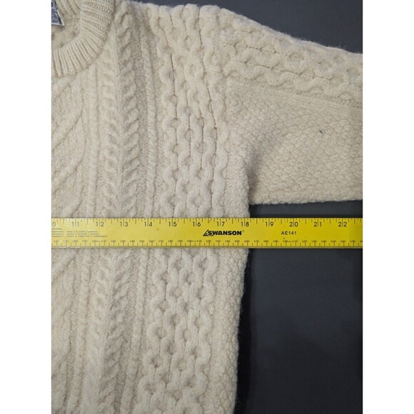 Women's Kilspindie 100% Pure Wool Sweater Ivory Size Large (Fits small) READ - Picture 7 of 8